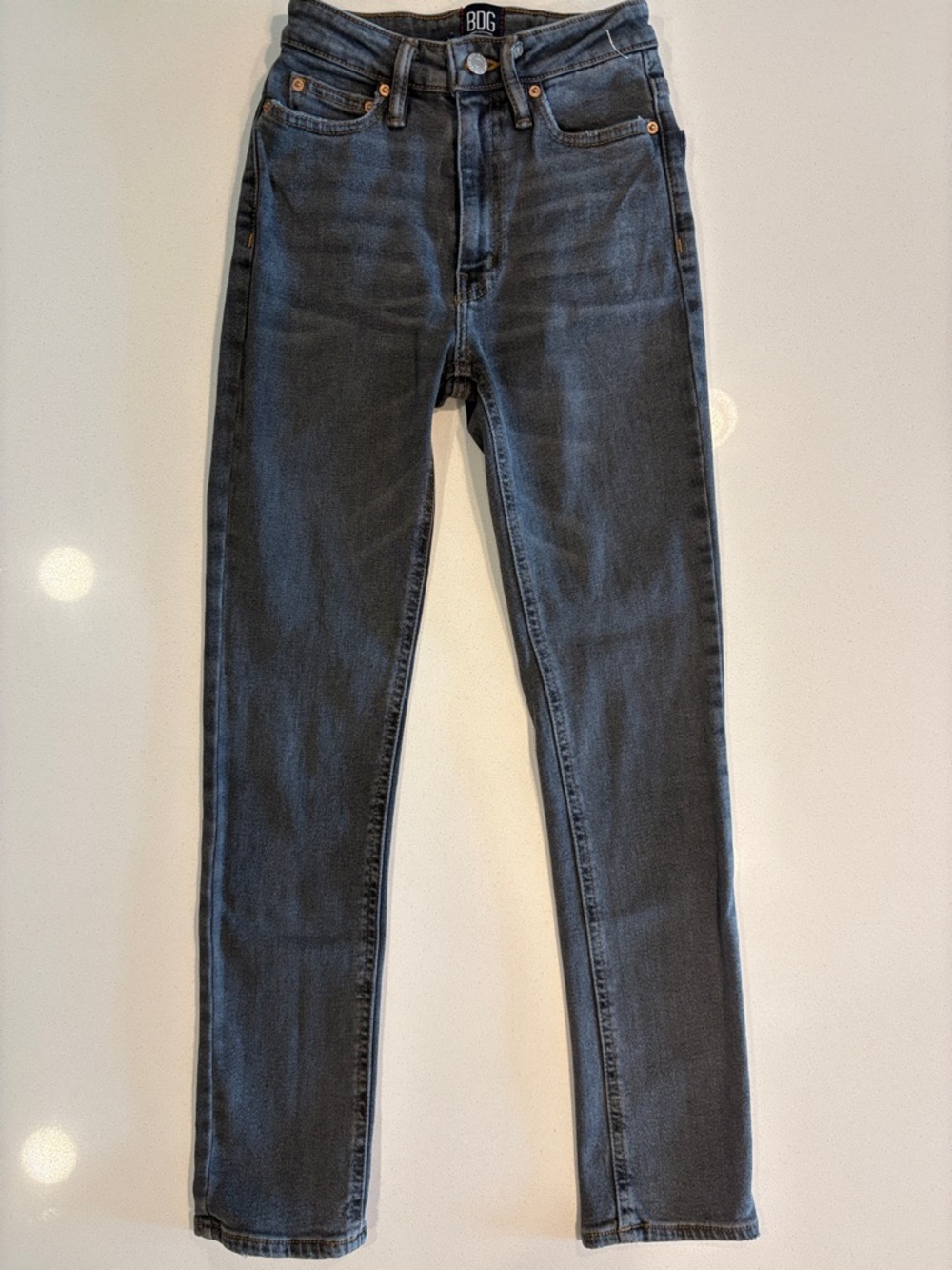 BDG Women’s Slim Jeans - Charcoal Wash Size 24